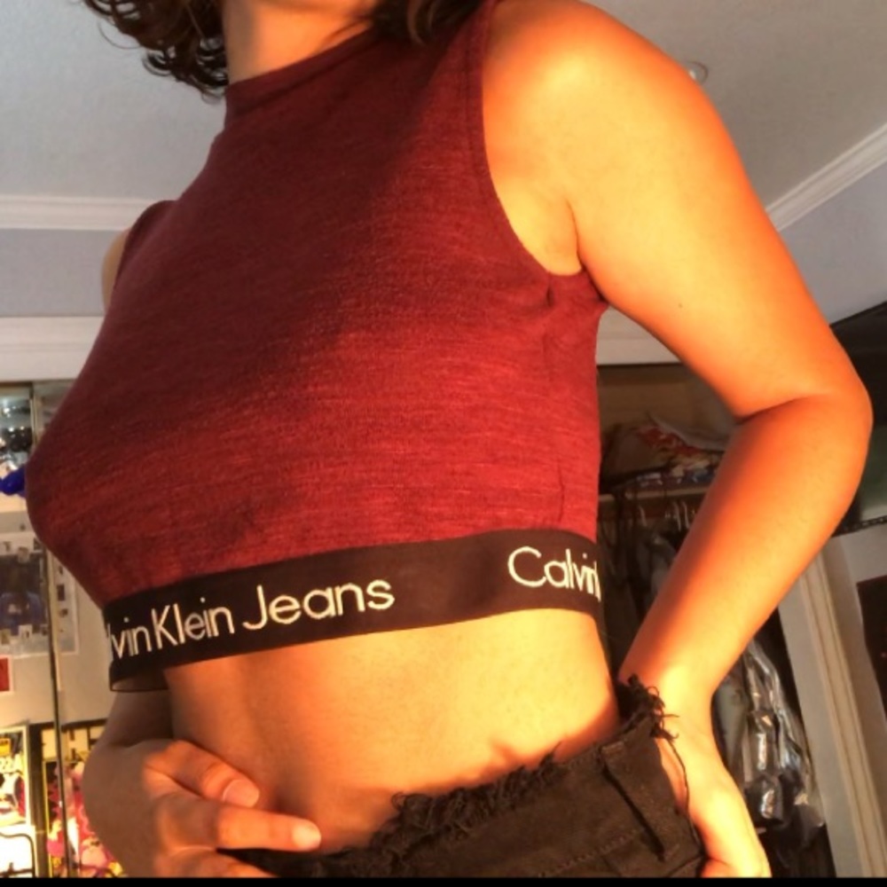 Calvin Klein Jeans High Neck Tank